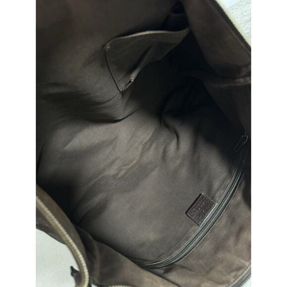 Auth Gucci GG Canvas Brown Abbey Tote Handbag - Picture 13 of 16